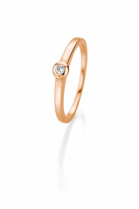CR Marry Me Solitaire Ring Roségold 585 · 0,06 ct W-SI - Juwelier Steiner