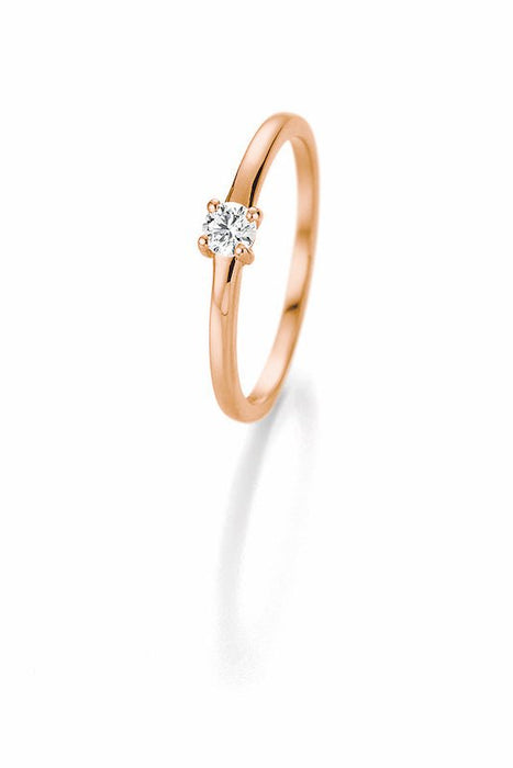 CR Marry Me Solitaire Ring Roségold 585 · 0,15 ct W-SI - Juwelier Steiner