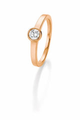 CR Marry Me Engagement Ring/Solitaire Ring Rose Gold 585 · 0.33 ct W-SI