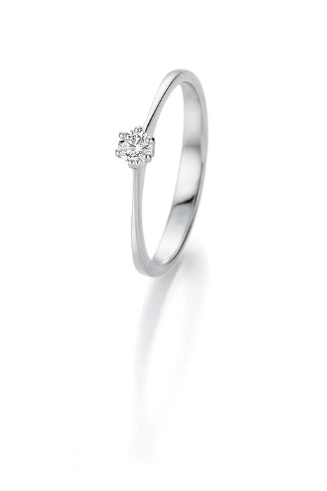 CR Marry Me Solitaire Ring Weißgold 585 · 0,15 ct W-SI - Juwelier Steiner