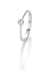 CR Marry Me Engagement Ring/Solitaire Ring White Gold 585 · 0.20 ct W-SI
