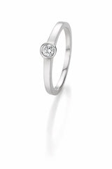 CR Marry Me Engagement Ring/Solitaire Ring White Gold 585 · 0.20 ct W-SI