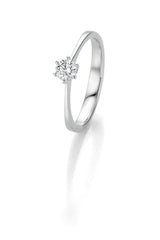 CR Marry Me Engagement Ring/Solitaire Ring White Gold 585 · 0.33 ct W-SI