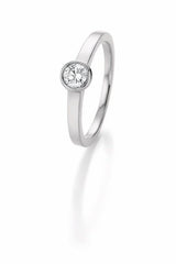 CR Marry Me Engagement Ring/Solitaire Ring White Gold 585 · 0.33 ct W-SI
