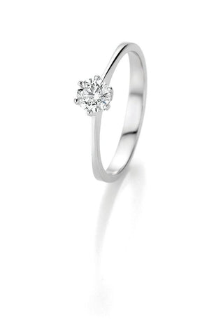 CR Marry Me engagement ring/solitaire ring white gold 585 · 0.50 ct W-SI