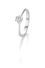 CR Marry Me Engagement Ring/Solitaire Ring White Gold 585 · 0.50 ct W-SI