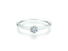 CR Solitaire Ring Weißgold 585 · 0,250 ct W-SI