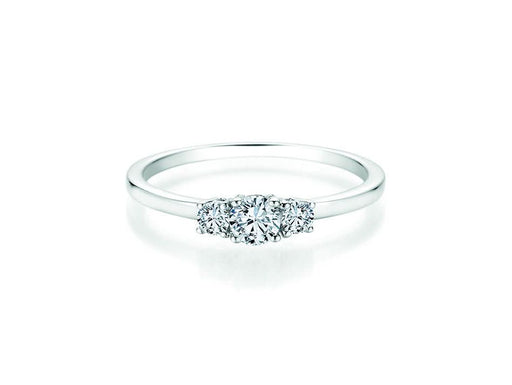 CR Solitaire Ring Weißgold 585 · 0,410 ct W-SI - Juwelier Steiner