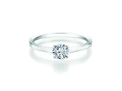 CR Solitaire Ring White Gold 585 · 0.500 ct W-SI