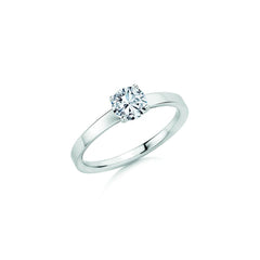 CR Solitaire Ring White Gold 750 · 0.750 ct W-SI