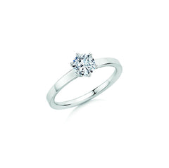 CR Solitaire Ring White Gold 750 · 0.750 ct W-SI