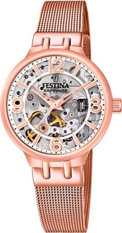 Festina Automatic Skeleton Women's Watch F20581/2
