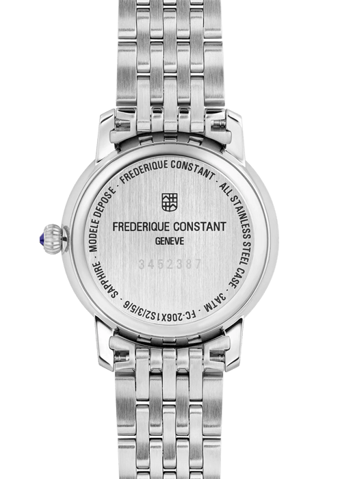 FREDERIQUE CONSTANT Slimline Ladies Moonphase FC-206SW1S6B - Juwelier Steiner