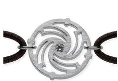 Humphrey Diamantarmband Fortuna, Edelstahl mit elast. Band