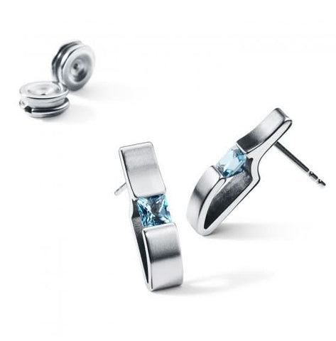 Humphrey Ear Studs with Topaz