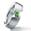 Humphrey Peridotring aus Edelstahl - Juwelier Steiner