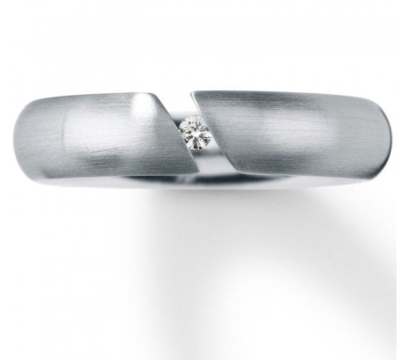 Humphrey Trauring mit Diamant - Juwelier Steiner