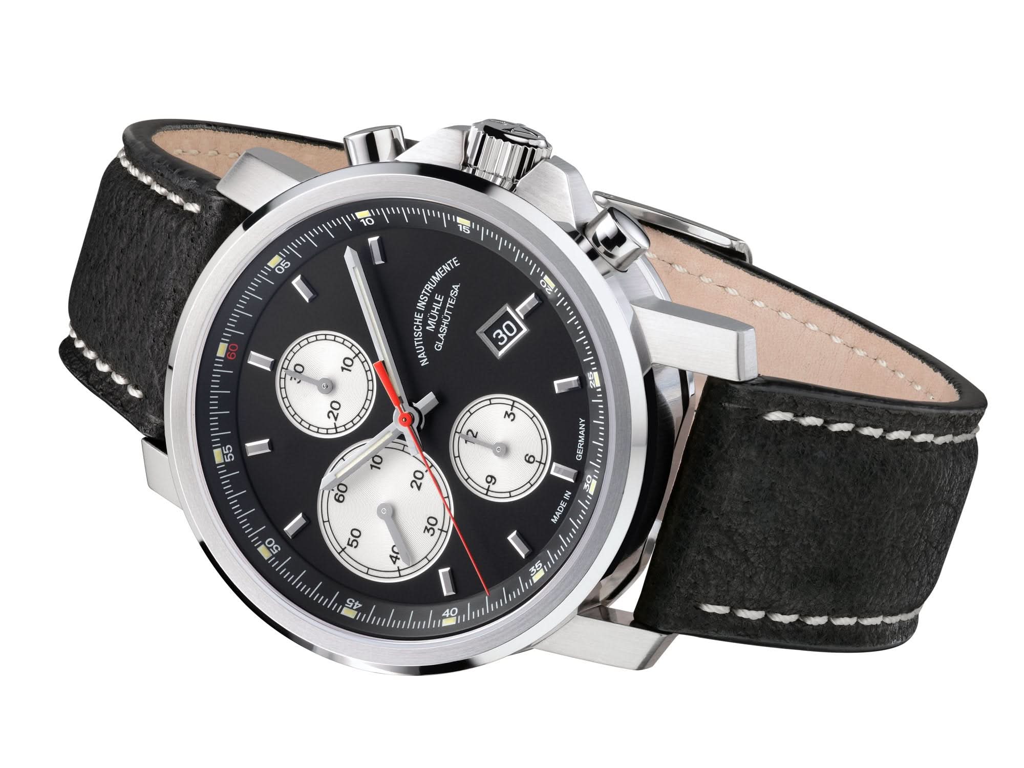 Mühle Glashütte 29er Chronograph M1-25-43-LB - Juwelier Steiner