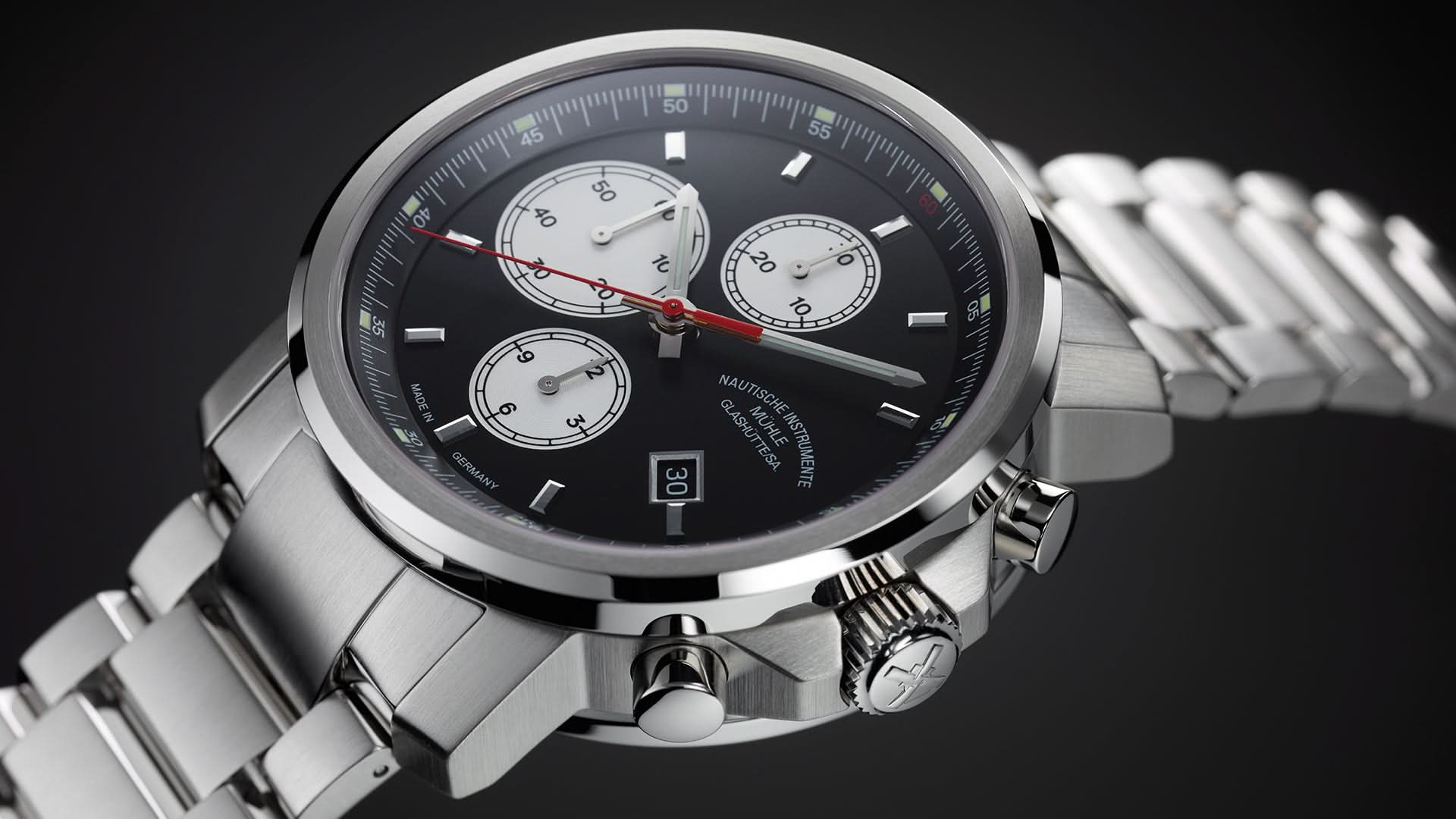 Mühle Glashütte 29er Chronograph M1-25-43-MB - Juwelier Steiner