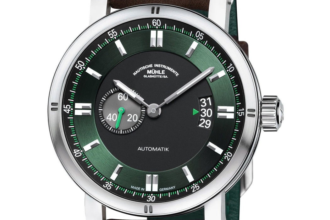 Mühle Glashütte Teutonia Sport II Racing Green M1-29-74-LB-B - Juwelier Steiner