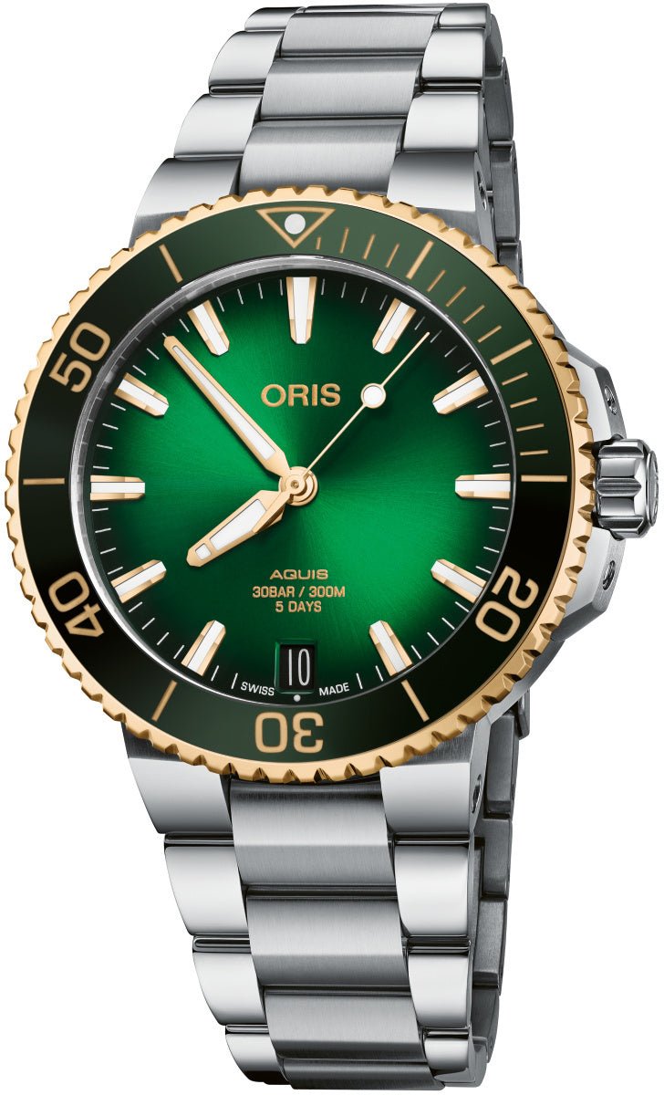 Oris Aquis Date Caliber 400 Bi Colour 18 KT 01 400 7769 6357 07 8 22 09PEB