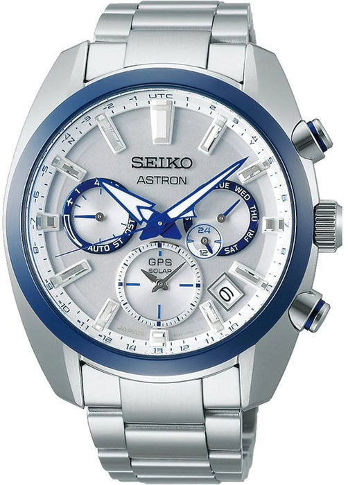 Seiko 140th Anniversary Limited Edition Astron GPS Solar Dual Time SSH093J1 - Juwelier Steiner