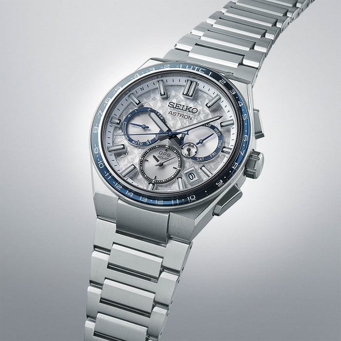 Seiko ASTRON Galactic Blue GPS Solar 5X Dual Time Limited Edition