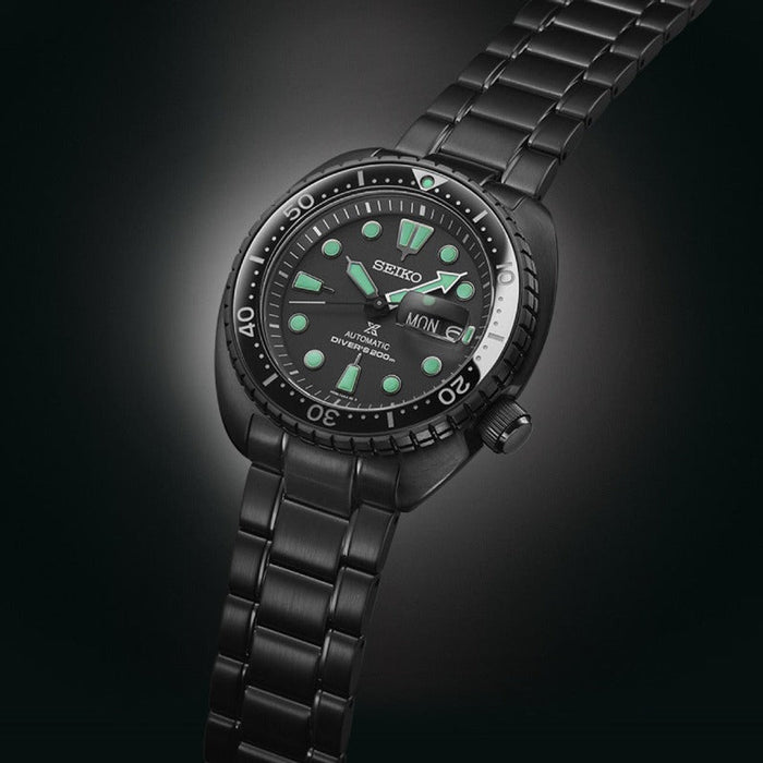 Seiko Prospex Black Series Night Vision King Turtle SRPK43K1 - Juwelier Steiner