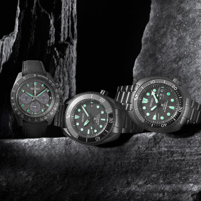 Seiko Prospex Black Series Night Vision King Turtle SRPK43K1