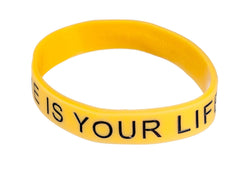 TIYL - Rubber Bracelet, Yellow