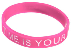 TIYL - Bracciale in caucciù, rosa
