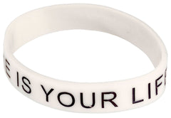 TIYL - Rubber Bracelet, White
