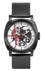 TIYL - HEARTBEAT 01 blackPVD-red Ø 44mm