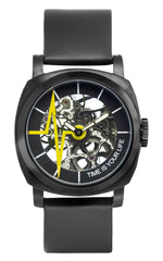 TIYL - HEARTBEAT 01 blackPVD-yellow Ø 44mm