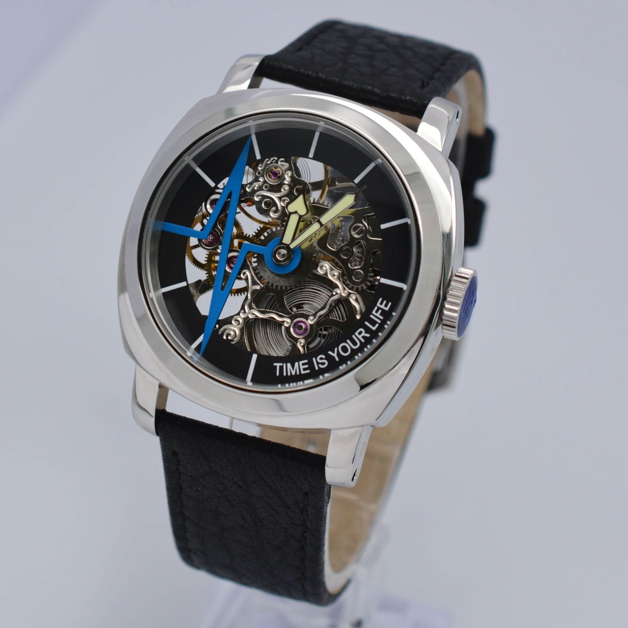 TIYL - HEARTBEAT 01 steel-blue Ø 44mm - Juwelier Steiner