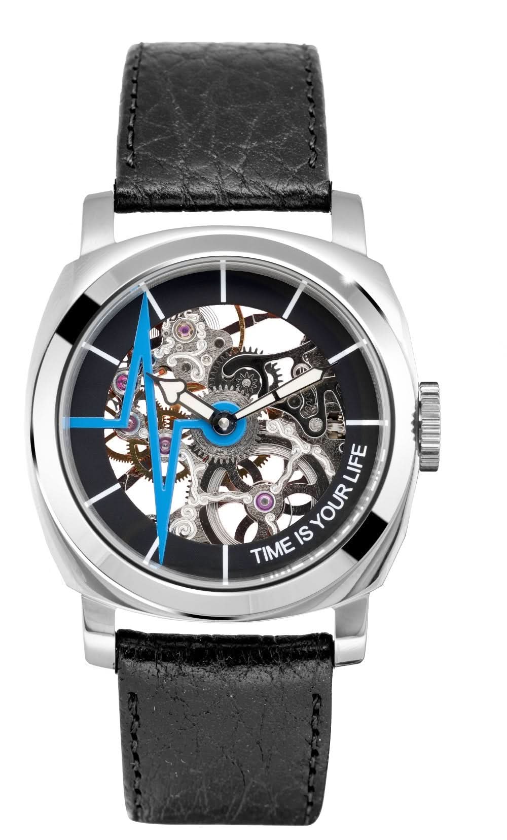 TIYL - HEARTBEAT 01 steel-blue Ø 44mm - Juwelier Steiner