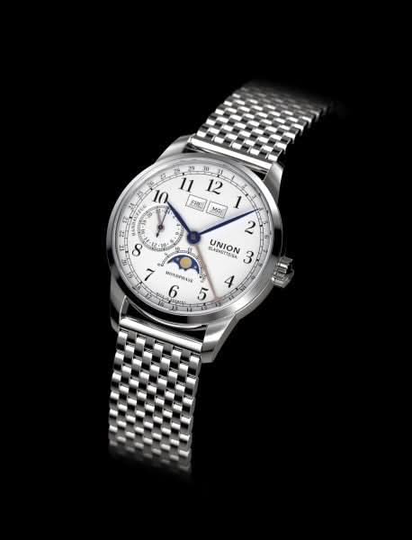 Union Glashütte 1893 Johannes Dürrstein Edition Mondphase D007.458.11.017.00 - Juwelier Steiner