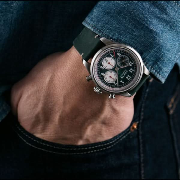 Union Glashütte Belisar Chronograph grün D009.427.16.092.00 - Juwelier Steiner