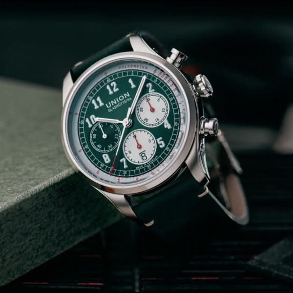 Union Glashütte Belisar Chronograph grün D009.427.16.092.00 - Juwelier Steiner