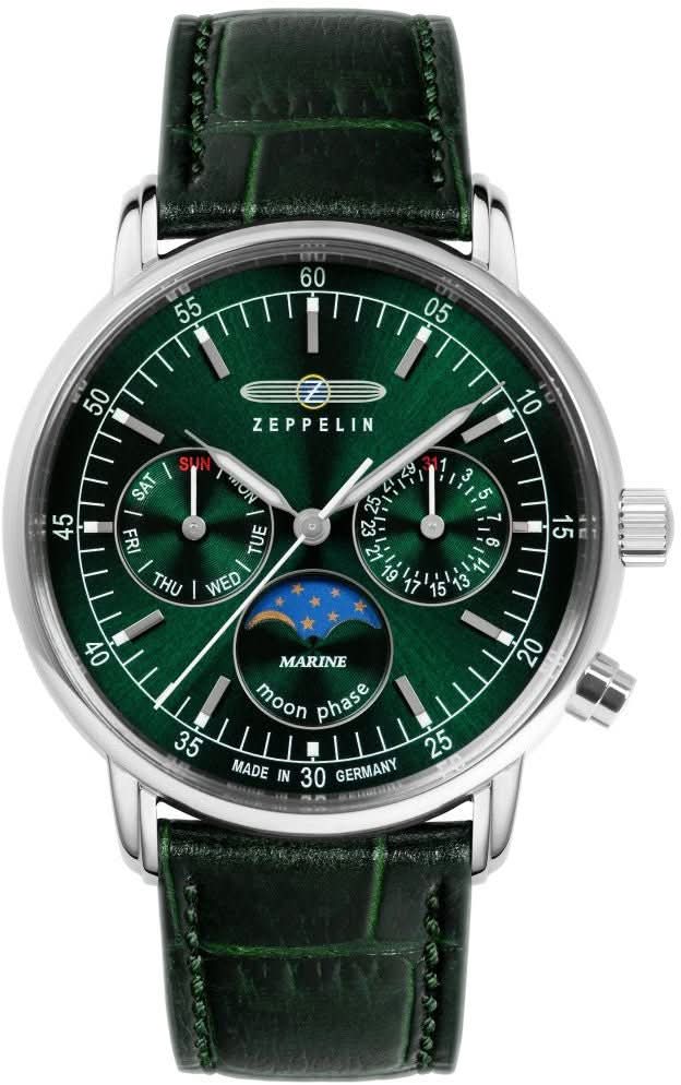 Zeppelin LZ 14 Marine Mondphase 8635-4 - Juwelier Steiner