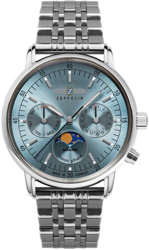 Zeppelin LZ 14 Marine Mondphase 8637-3M - Juwelier Steiner