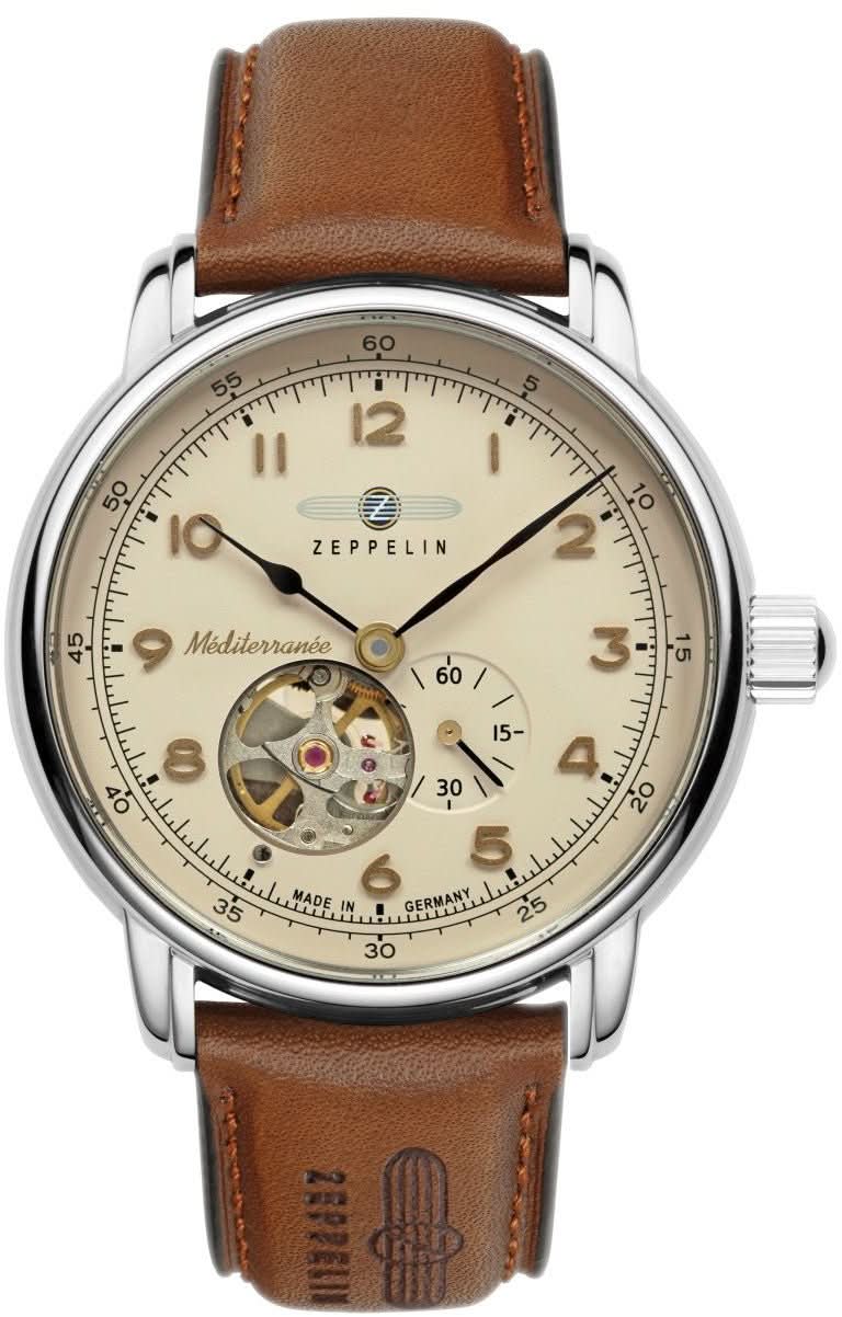 Zeppelin Méditerranée Automatik Open Heart 9666-5 - Juwelier Steiner