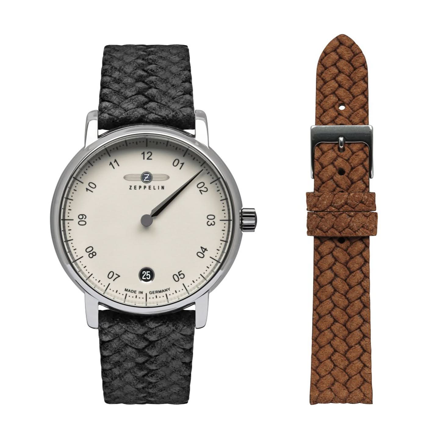 Zeppelin New Captain's Line Monotimer Lady 8643-5Set - Juwelier Steiner